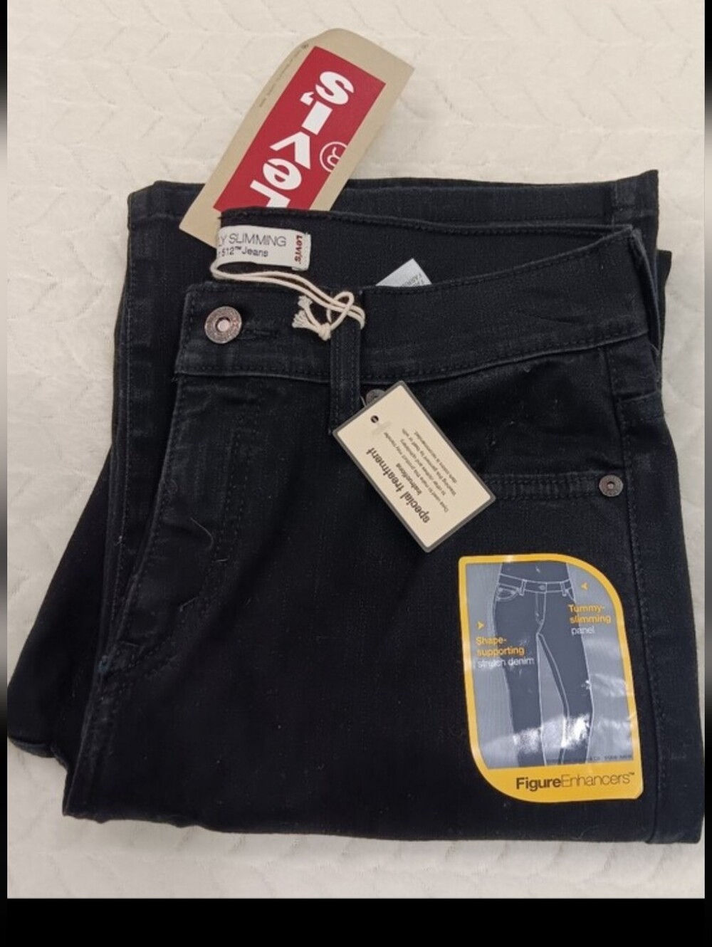 Levi's 512 Indigo Bootcut Jeans Perfectly Slimming NWT - Picture 6 of 6